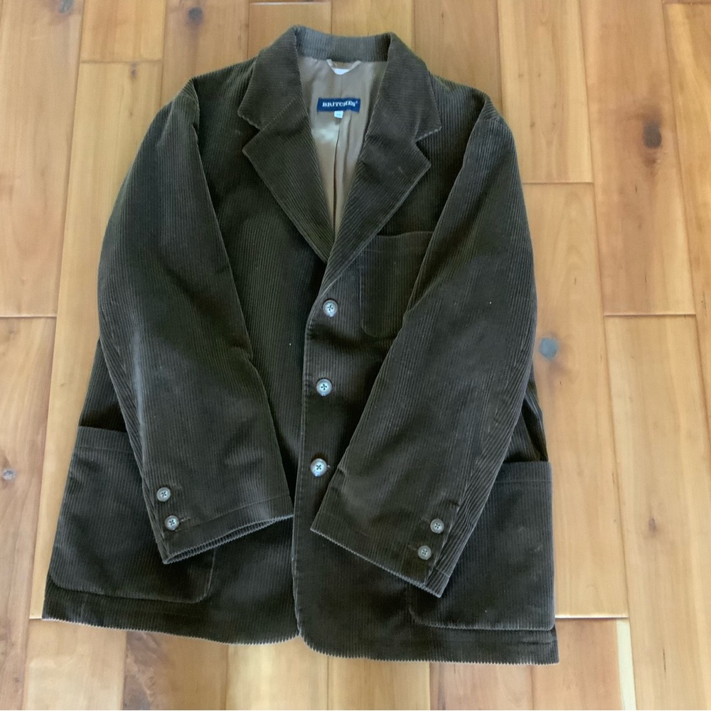 Vintage JB Britches brown corduroy blazer size XL 50R
